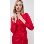 Dámske Mini šaty Guess červenej farby z polyesteru vo veľkosti XS 