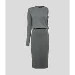 Šaty Karl Lagerfeld Asymmetric Knit Dress