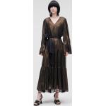 Dámske Designer Dlhé šaty Karl Lagerfeld vo veľkosti M s dĺžkou: Maxi s nariasením udržateľná móda 