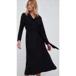 Dámske Designer Áčkové šaty Ralph Lauren čiernej farby z bavlny vo veľkosti M s dĺžkou: Pod kolená v zľave 