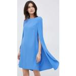 Dámske Designer Mini šaty Ralph Lauren modrej farby vo veľkosti XXS v zľave 