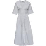 Dámske Letné šaty manuel ritz bielej farby vo veľkosti XL s hlbokým výstrihom 