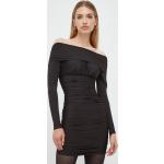 Dámske Mini šaty Guess Marciano čiernej farby z polyamidu vo veľkosti M 