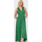 Dámske Dlhé šaty MAX & CO. zelenej farby z polyesteru vo veľkosti XS s dĺžkou: Maxi 