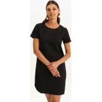 Dámske Mini šaty top secret čiernej farby z polyesteru vo veľkosti L s okrúhlym výstrihom na zips 