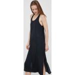 Dámske Midi šaty Pepe Jeans čiernej farby z polyesteru vo veľkosti XS s dĺžkou: Pod kolená 