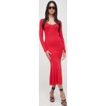 Dámske Dlhé šaty PINKO červenej farby vo veľkosti XS s dĺžkou: Maxi 