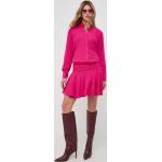 Dámske Mini šaty PINKO fialovej farby Oversize 