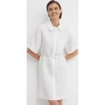 Dámske Designer Denné šaty Calvin Klein bielej farby v ležérnom štýle Oversize udržateľná móda 