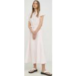 Dámske Dlhé šaty Samsøe & Samsøe ružovej farby z polyesteru vo veľkosti XS s dĺžkou: Maxi udržateľná móda 