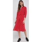 Dámske Mini šaty Tommy Hilfiger červenej farby vo veľkosti M v zľave 