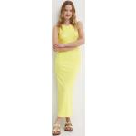 Dámske Dlhé šaty Tommy Hilfiger žltej farby vo veľkosti XS s dĺžkou: Maxi 