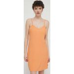 Dámske Mini šaty Vans oranžovej farby z polyesteru vo veľkosti XS 