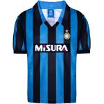 Pánska Jesenná móda score draw čiernej farby vo vintage štýle z polyesteru s motívom Inter Milan 