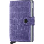 Dámske Kožené peňaženky Secrid fialovej farby s motívom Lavender 