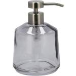Dávkovače na mydlo sivej farby vo vintage štýle zo skla 