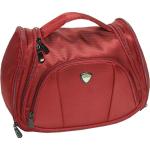 Pánske Cestovné tašky tmavo červenej farby z polyesteru v zľave 