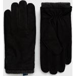 Pánske Designer Kožené rukavice Ralph Lauren Polo Ralph Lauren čiernej farby z vlny v zľave udržateľná móda 
