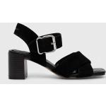 Dámske Spoločenské sandále Pepe Jeans čiernej farby v elegantnom štýle zo syntetiky vo veľkosti 40 na leto 