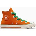 Pánske Kotníkové tenisky Converse Chuck Taylor oranžovej farby zo semišu vo veľkosti 44 