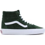 Pánska Skate obuv Vans SK8-Hi zelenej farby zo semišu vo veľkosti 44 