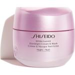 Shiseido White Lucent Overnight Cream & Mask nočný hydratačný krém a maska proti pigmentovým škvrnám 75 ml