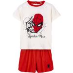 Chlapčenské Detské pyžamá červenej farby z bavlny s motívom Spiderman v zľave 
