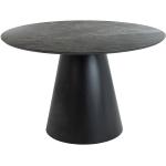 Jedálenské stoly Signal sivej farby v modernom štýle z mramoru okrúhle 