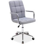 Kancelárske stoličky Signal sivej farby z kovu 