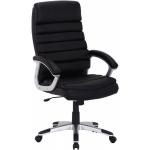 Kancelárske stoličky Signal sivej farby v elegantnom štýle z koženky 