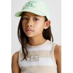Dievčenské Detské klobúky Calvin Klein Jeans zelenej farby z bavlny do 1 mesiaca 