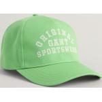 Dievčenské Detské čiapky Gant zelenej farby v športovom štýle z bavlny 