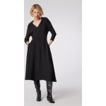 Simple Každodenné šaty SUD517-01 Čierna Regular Fit