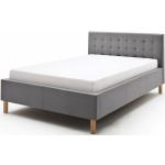 Dvojlôžkové postele sivej farby v elegantnom štýle 