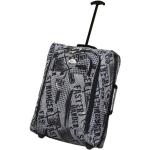 Pánske Cestovné tašky na kolieskach sivej farby z polyesteru v zľave 