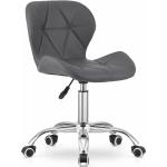 Kancelárske stoličky sivej farby z polyuretánu 