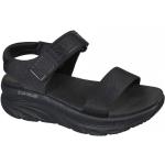 Dámske Sandále Skechers čiernej farby vo veľkosti 41 v zľave na leto 