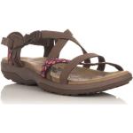 Dámske Kožené sandále Skechers hnedej farby vo veľkosti 41 v zľave na leto 