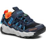 Chlapčenské Nízke turistické topánky Skechers tmavo modrej farby vo veľkosti 34 