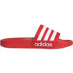 Pánske Plážové šľapky adidas Sportswear červenej farby v športovom štýle vo veľkosti 42 na leto 