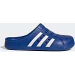 Pánske Plážové šľapky adidas Adilette kráľovsky modrej farby v športovom štýle zo syntetiky vo veľkosti 37 na leto 