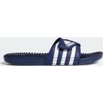 Pánske Šľapky adidas Adissage nebesky modrej farby v športovom štýle na suchý zips na leto 