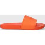 Dámske Designer Šľapky Calvin Klein oranžovej farby zo syntetiky vo veľkosti 41 na leto 