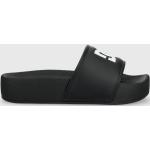 Dámske Kožené šľapky DC Shoes čiernej farby z polyuretánu vo veľkosti 42 Vegan na leto 