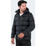 Pánske Zimné kabáty Slazenger čiernej farby z polyesteru na zips v zľave 