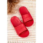 Detské Plážové šľapky červenej farby vo veľkosti 35 v zľave na leto 