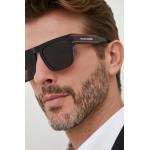 Pánske Designer Slnečné okuliare Alexander McQueen čiernej farby z plastu vo veľkosti XL v zľave 
