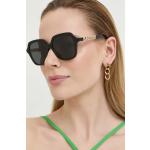 Slnečné okuliare Burberry JONI dámske, čierna farba, 0BE4389