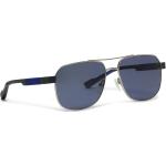 Pánske Designer Slnečné okuliare Calvin Klein tmavo modrej farby v zľave 