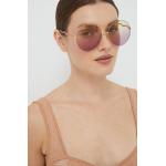 Dámske Designer Slnečné okuliare Chloé fialovej farby z kovu 